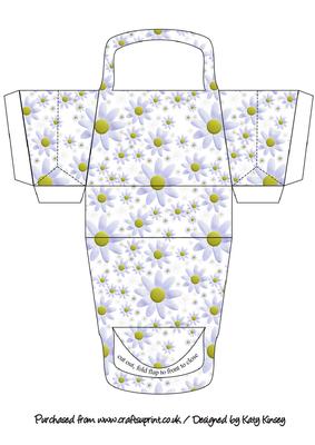 Delightful Daisies 3D Handbag Shaped Gift Box