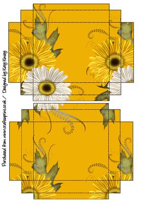 Gerberas Gift Box with Lid