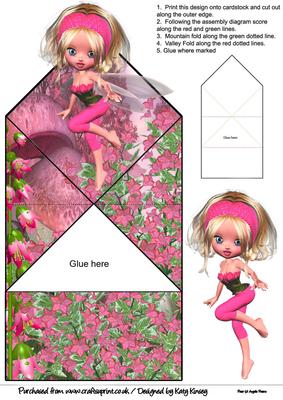 Emilia Fairy Pop Up Spring Card