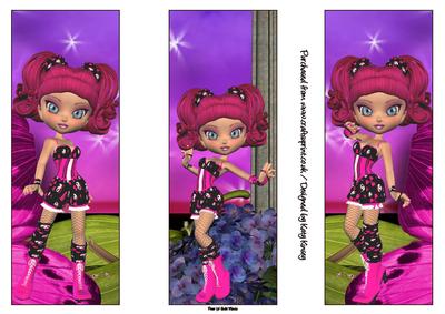 Set of Three Jynx Bookmark Toppers
