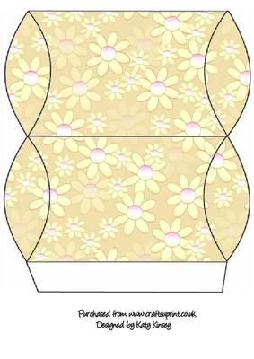 Yellow Daisies Pillow Gift Box