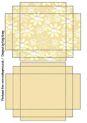 Yellow Daisies Gift Box with Lid