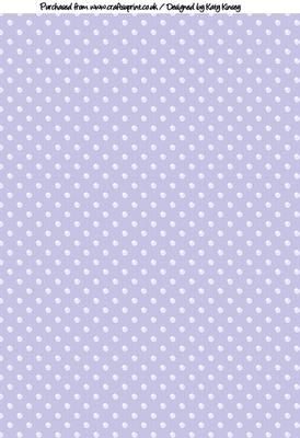 Pearls on Canvas Backing Paper in Lilac