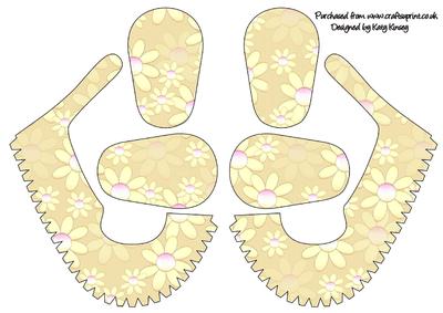 Yellow Daisies 3D Baby Shoes