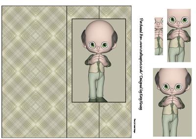 Special Dad or Grandad Foldback Card with Pyramage