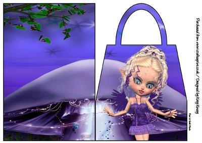 Sydni Fairy Handbag Card
