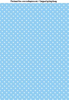 Pearls on Canvas Backing Paper in Blue
