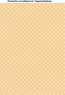 Pearls on Canvas Backing Paper in Orange