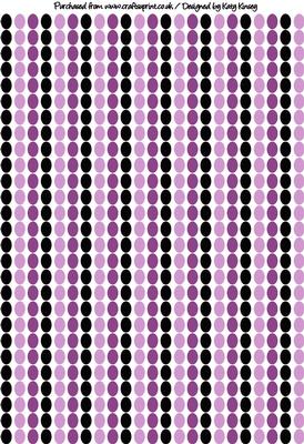 Spotty and Dotty Backing Paper in Purple Lilac and Black