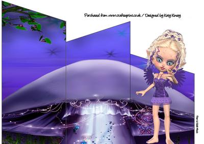 Sydni Fairy Cascade Card