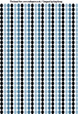 Spotty and Dotty Backing Paper in Blues and Black