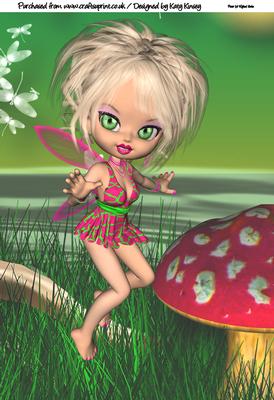 Melinda Fairy A4 Topper