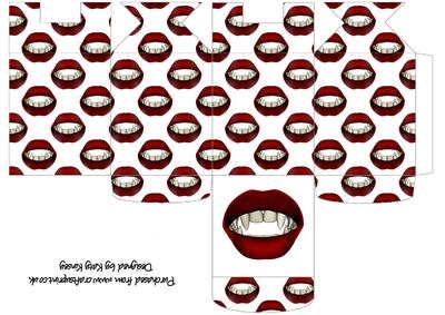 Vampires Kiss Tall Slim Gift Box