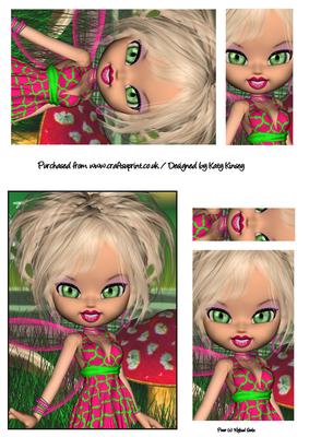 Melinda Fairy Pyramage Sheet