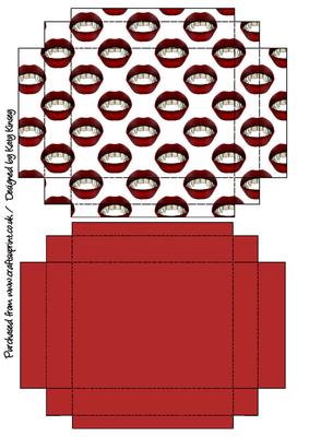 Vampires Kiss Gift Box with Lid