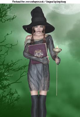 Teenage Witch A4 Card Front #2