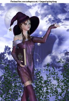 Teenage Witch A4 Card Front #3