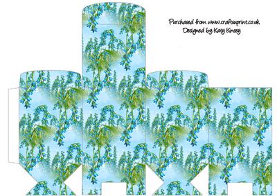 Beautiful Bluebells Tall Slim Gift Box