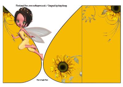 Julianna Fairy Teardrop Card