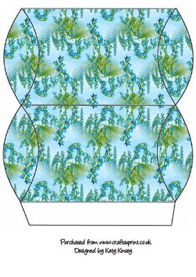 Beautiful Bluebells Pillow Gift Box