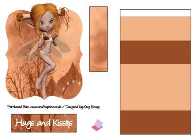 Topaz Fairy Easel Card