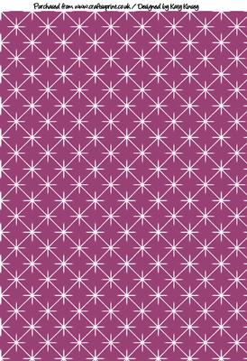 Stars Backing Paper in Pink