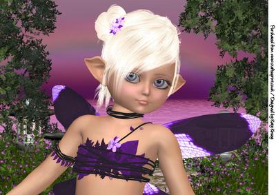 Jacaranda Fairy A4 Topper #3