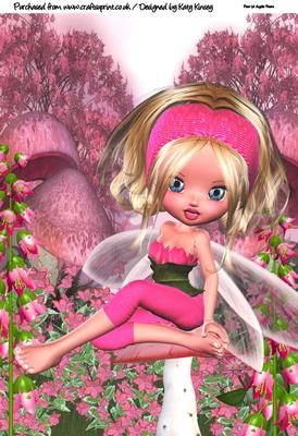 Emilia Fairy A4 Topper #1