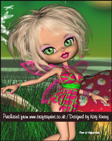 Melinda Fairy A5 Pyramage Card Kit
