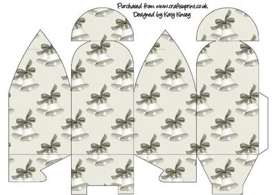 Christmas Bells in Cream Truffle Style Gift Box
