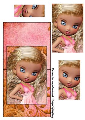 Jilly Over the Edge Card with Simple Pyramage
