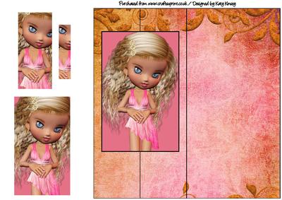 Jilly Tall Slim Foldback Card