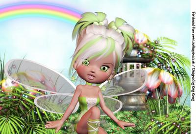 Minty Fairy A4 Topper #2