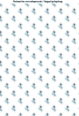 Blue and Black Sparkles Backing Paper