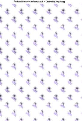 Purple and Black Sparkles Backing Paper