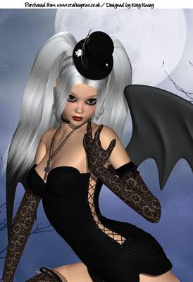 Sultry Angel #5 A4 Card Front