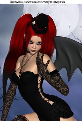 Sultry Angel #6 A4 Card Front