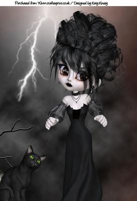 Bride of Frankenstein A4 Topper