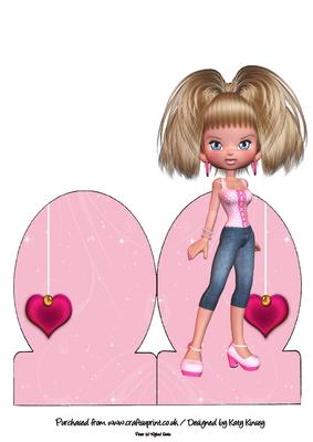 Chloe Stand Up Card