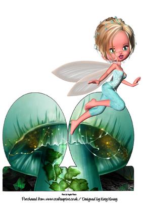 Brigid Fairy Stand Up Card