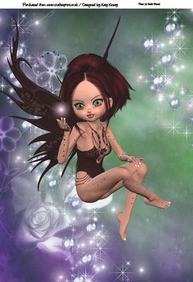 Elsie Fairy A4 Card Topper #2