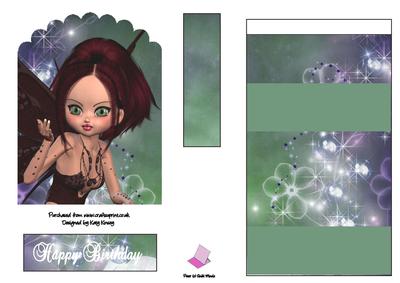 Elsie Fairy Easel Card