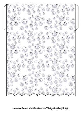 Diamonds Are Forever Scallop Edge Money Wallet
