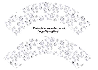Diamonds Are Forever Cupcake Wrappers