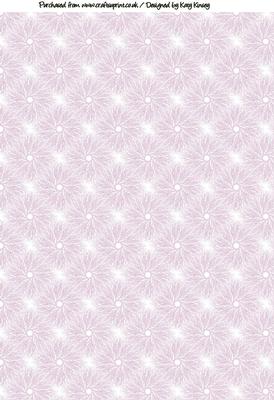 Soft Pink Stick Swirl A4 Backing Paper