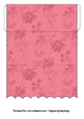 Everything is Rosey in Pink Scallop Edge Money Wallet