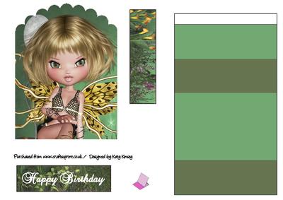 Eden Fairy Easel Card