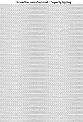 Lots of Lace A4 Backing Paper in White