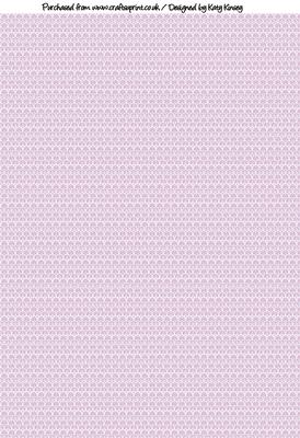 Lots of Lace A4 Backing Paper in Pink
