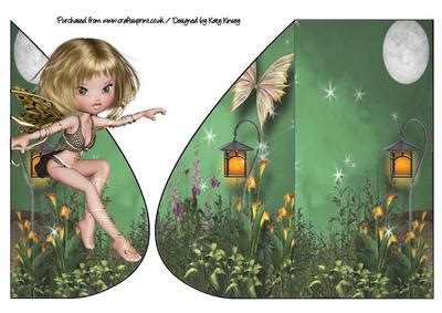Eden Fairy Teardrop Card